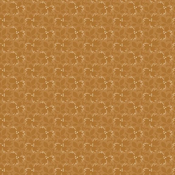 Carrie's Caramels & Creams - Tonal Flowers - Rust