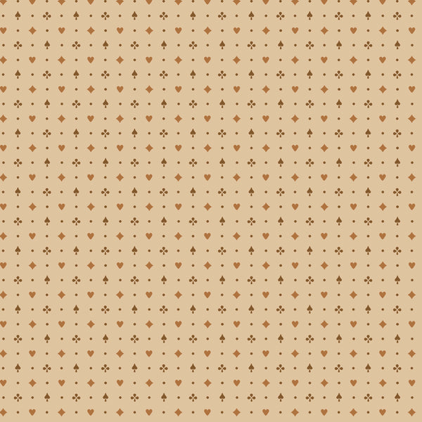Carrie's Caramels & Creams - Playing Card Symbols - Tan