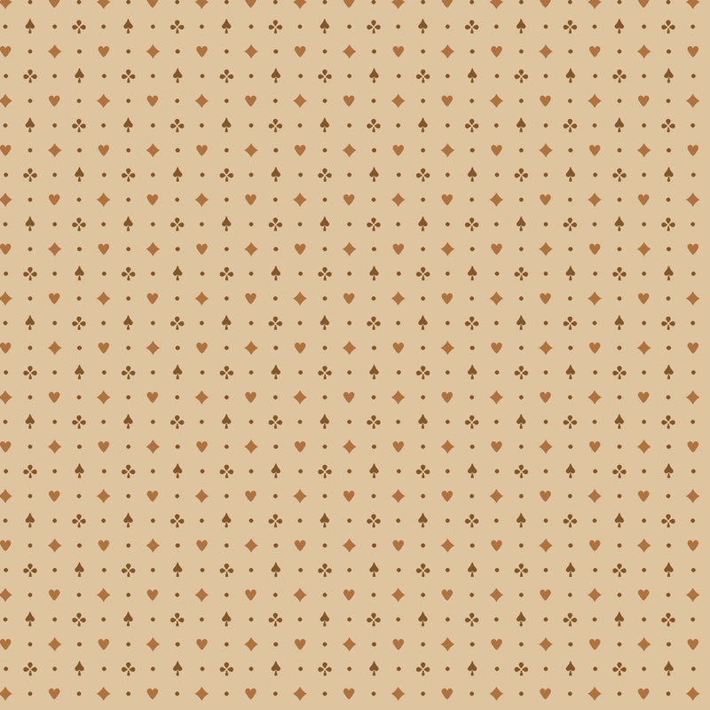Carrie's Caramels & Creams - Playing Card Symbols - Tan