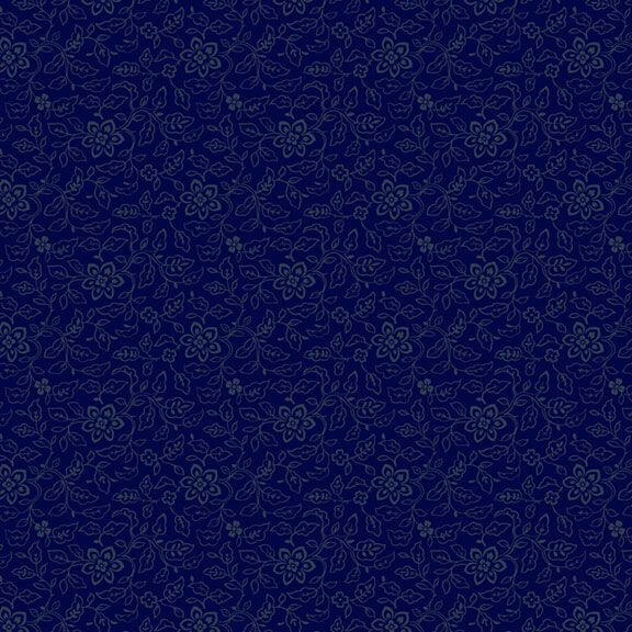 Betsy's Needlework - Flower Garden - Navy