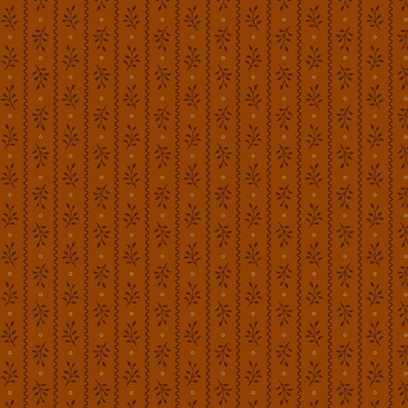 Colorful Coordinates & Stashing - Sprig Stripe - Rust