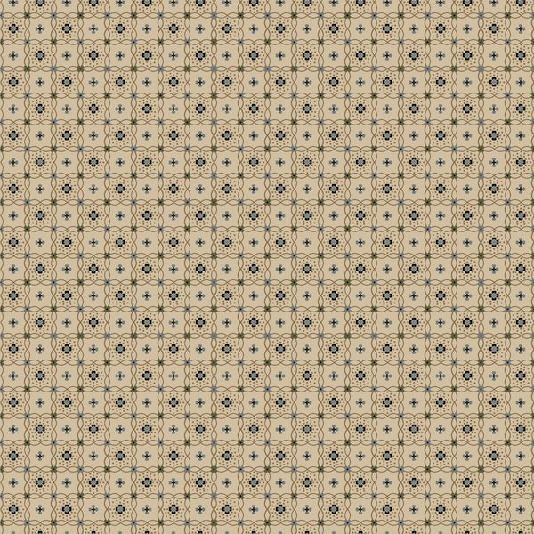 Bluebird Manor - Daisy Check - Tan