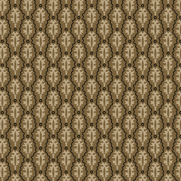Bluebird Manor - Cameo Stripe - Brown