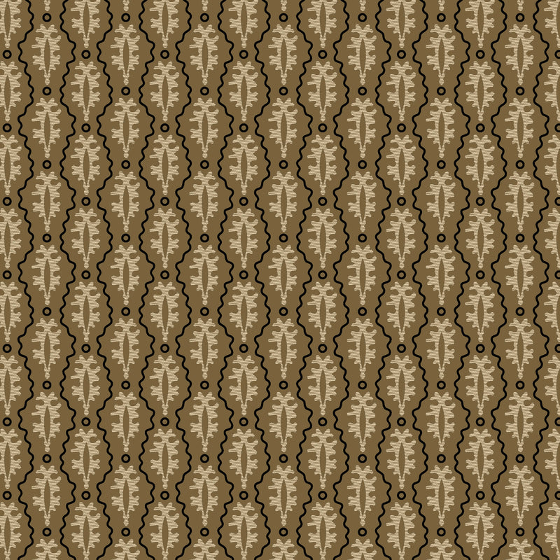 Bluebird Manor - Cameo Stripe - Brown
