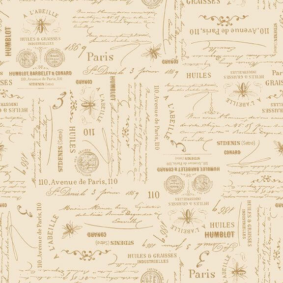 Summer House - Bee Script - Cream