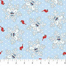 Rudolph The Red-Nosed Reindeer Bumble Light Blue 44"/45" Cotton Fabric Per Yard