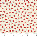 Rudolph The Red-Nosed Reindeer Bauble Dot Cream 44"/45" Cotton Fabric Per Yard