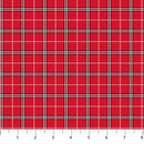 Rudolph The Red-Nosed Reindeer Plaid Red 44"/45" Cotton Fabric Per Yard