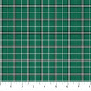 Rudolph The Red-Nosed Reindeer Plaid Spruce 44"/45" Cotton Fabric Per Yard