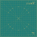 OLFA Rotating Self-Healing Cutting Mat Green 17 in x 17 in