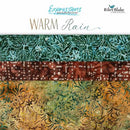 Batiks Warm Rain 2.5in Strips, 40pcs
