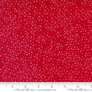 Red Crimson Dotty Thatched 44"/45" Fabric Per Yard