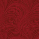 Red Medium Color Wave Texture Flannel Wideback Fabric per yard