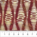 Red Ripple Stripe Abstract Bubble Pop 83702-26 Cotton 44/45 Fabric Per Yard