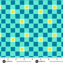 Color Pop Playground - Reef Twinkle Tiles - Cotton 44"/45" Fabric Per Yard