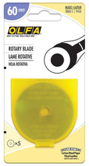 OLFA Rotary Blade RTY3 60mm 5ct Bulk