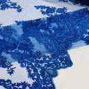 Helena Floral Beaded Lace Fabric