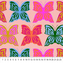 Runaway Butterfly Pink Backing No. 3 Cotton Wideback Fabric per Yard