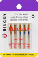 Singer Needle - Yellow Band Assorted 5 Count