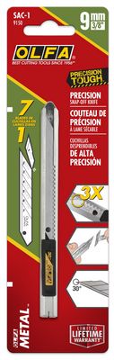 OLFA SAC-1 Stainless-Steel Graphics Knife 9 mm