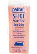 Pellon® SF101 Shape-Flex® Fusible Woven Cotton Interfacing – 20" x 1 Yard (White)