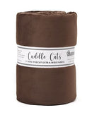 Solid Cuddle Wideback Cut 3 yd x 108/110 in - Brown