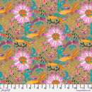 SM Goldfish Star Gold Colori Cotton 44"/45" Fabric Per Yard