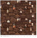 Coffee Time Text Brown