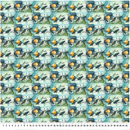 Raven's Call Boarder Stripe Teal Multi