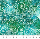 Swirls Turquoise - Abstraction