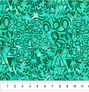 Collage Abstract Turquoise - Abstraction