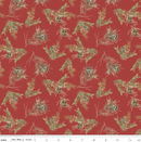 Pinecones Red - Holiday Spirit