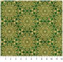 Medallions Green Multi O' Christmas Tree Shimmer 28959M-74