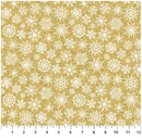 Snowflakes Gold O' Christmas Tree Shimmer 28962M-52