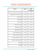 Pumpkin Patchwork Quilt and Wall Hanging Pattern