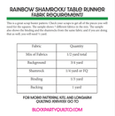 Shamrocks Table Runner Pattern