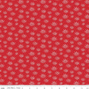 Seasonal Basics Fireworks Red 44"/45" Cotton Fabric Per Yard