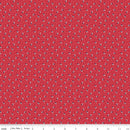 Seasonal Basics Grand Ol' Flag Red 44"/45" Cotton Fabric Per Yard