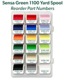 Sensa Green 40 – Assortment Box, 1100-yard (1000m) Spools, 18 Colors
