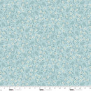 Serene Blue Daisy Layla 44"/45" Cotton Fabric per Yard