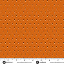 Shadow Dot Orange Nightfall 44"/45" Cotton Fabric Per Yard