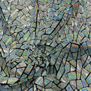 Shattered Glassed Metallic Foil Stretch Velvet Fabric
