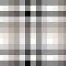 Simply Taupe Gray Plaid Cloud Cuddle Fabric per yard
