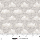 Sleepy Teddy Gray/Multi Raindrops Cotton 44"/45" Fabric Per Yard