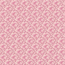 Small Texture Flower - Pink Fluttering Florals Cotton 43"/44" Fabric Per Yard