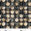 Smoke Slices Out of the Woodwork Cotton 44"/45" Fabric Per Yard