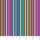 Solid Stripe Gray Multi Dewfall Cotton 44"/45" Fabric Per Yard