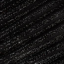 Sparkle Cuddle Glitter Black/Silver 58" - 60" Fabric per yard