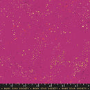 Speckled Metallic Berry Cotton 43"/44" Fabric Per Yard