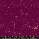 Speckled Metallic Purple Velvet Cotton 43"/44" Fabric Per Yard